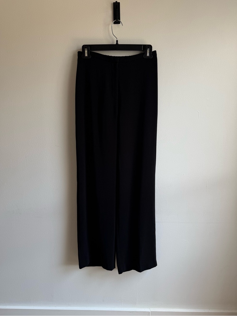 De Tailleur Black Wide Leg High Rise Trousers Pants XS